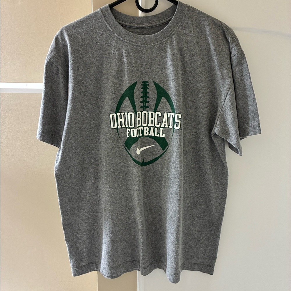 Nike Gray Ohio Bobcats Football Tee